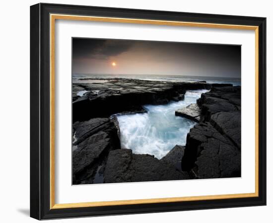 Lava Patterns in Hawaii-Ian Shive-Framed Photographic Print