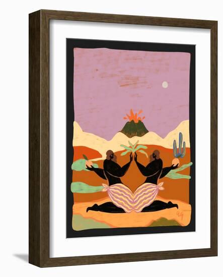 Lava.Png-Arty Guava-Framed Giclee Print