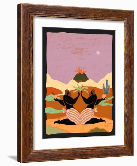 Lava.Png-Arty Guava-Framed Giclee Print