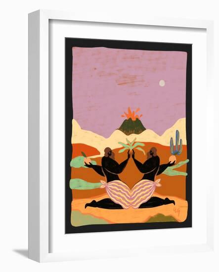 Lava.Png-Arty Guava-Framed Giclee Print