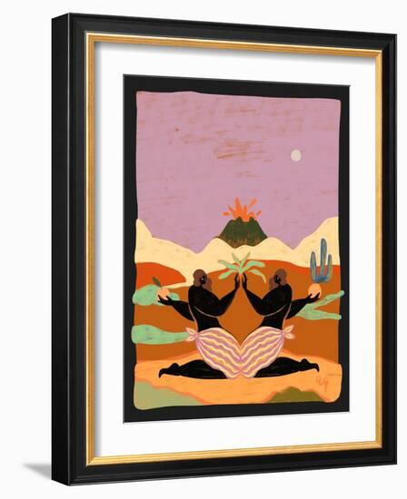 Lava.Png-Arty Guava-Framed Giclee Print