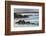 Lava rocks along tranquil shoreline of San Cristobal Island, Galapagos, Ecuador.-Adam Jones-Framed Photographic Print