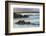 Lava rocks along tranquil shoreline of San Cristobal Island, Galapagos, Ecuador.-Adam Jones-Framed Photographic Print