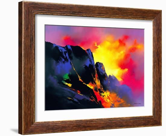 Lava's Descent-Thomas Leung-Framed Giclee Print