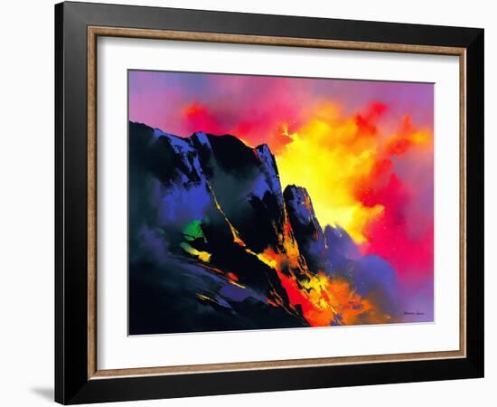 Lava's Descent-Thomas Leung-Framed Giclee Print