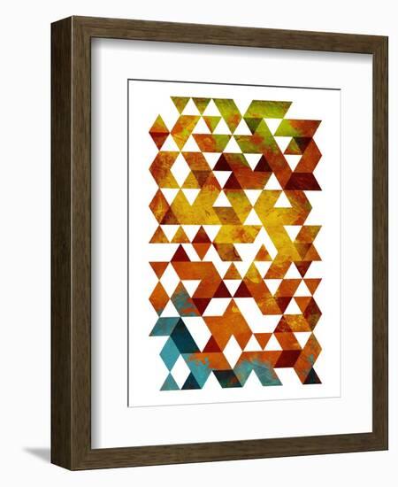 Lava Triangles-OnRei-Framed Premium Giclee Print