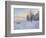 Lavacourt under Snow, 1881-Claude Monet-Framed Giclee Print