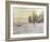 Lavacourt under Snow, c.1878-81-Claude Monet-Framed Giclee Print