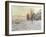 Lavacourt under Snow, c.1878-81-Claude Monet-Framed Giclee Print