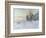 Lavacourt, under Snow, ca. 1878-1881-Claude Monet-Framed Art Print