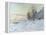 Lavacourt under Snow-Claude Monet-Framed Premier Image Canvas