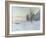 Lavacourt under Snow-Claude Monet-Framed Giclee Print