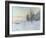 Lavacourt under Snow-Claude Monet-Framed Giclee Print
