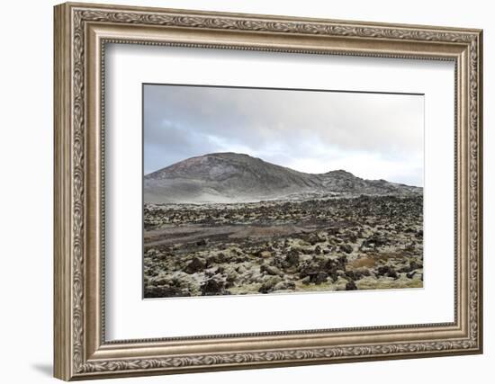 Lavafields and Hills, Hnappadalur, Snaefellsnes, West Iceland-Julia Wellner-Framed Photographic Print