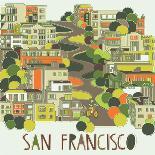 San Francisco, California-Lavandaart-Art Print