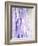 Lavender Abstract Art Painting-T30Gallery-Framed Art Print