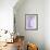 Lavender Abstract Art Painting-T30Gallery-Framed Art Print displayed on a wall