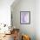 Lavender Abstract Art Painting-T30Gallery-Framed Art Print displayed on a wall