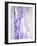 Lavender Abstract Art Painting-T30Gallery-Framed Art Print