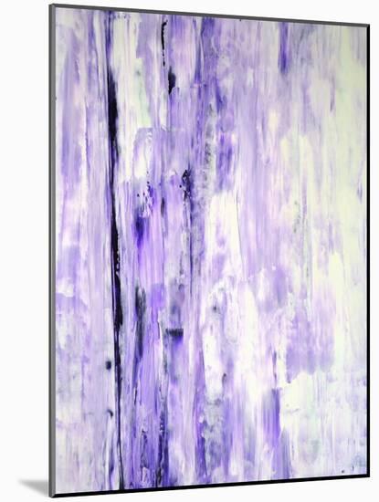 Lavender Abstract Art Painting-T30Gallery-Mounted Art Print