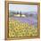 Lavender and Sunflowers, Provence-Hazel Barker-Framed Stretched Canvas