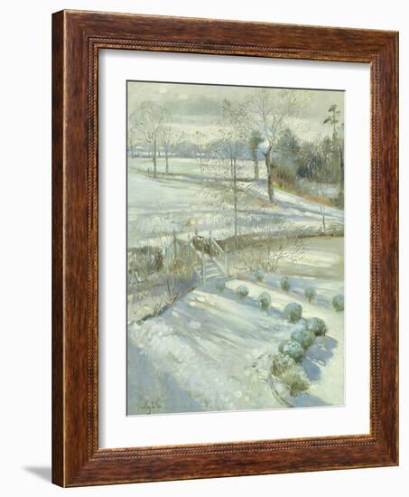 Lavender and the Chinese Bridge-Timothy Easton-Framed Giclee Print