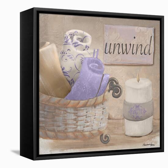 Lavender Bath I-Hakimipour-ritter-Framed Stretched Canvas