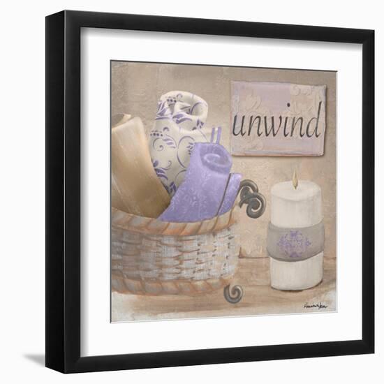 Lavender Bath I-Hakimipour-ritter-Framed Art Print