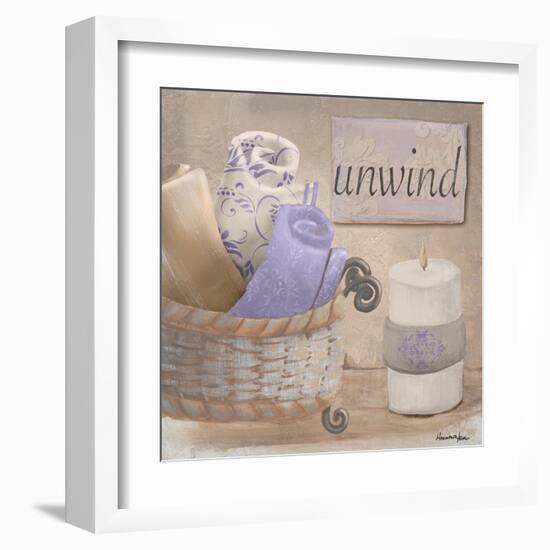 Lavender Bath I-Hakimipour-ritter-Framed Art Print