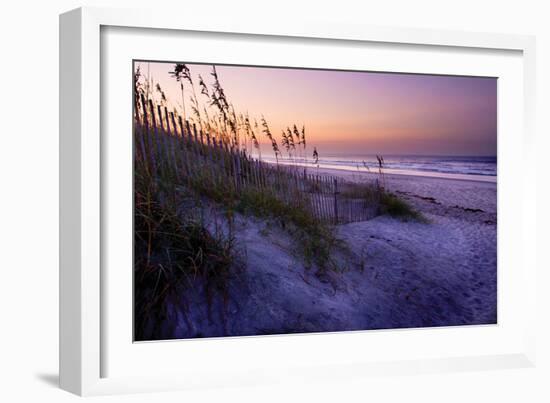 Lavender Beach I-Alan Hausenflock-Framed Photographic Print