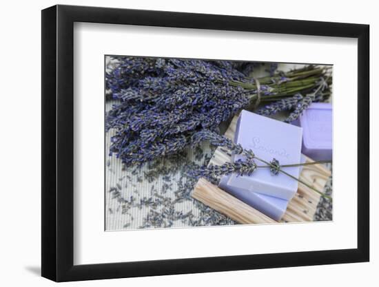 Lavender Blossoms, Lavender Soap, French-Andrea Haase-Framed Photographic Print