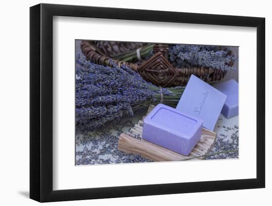 Lavender Blossoms, Lavender Soap, French-Andrea Haase-Framed Photographic Print