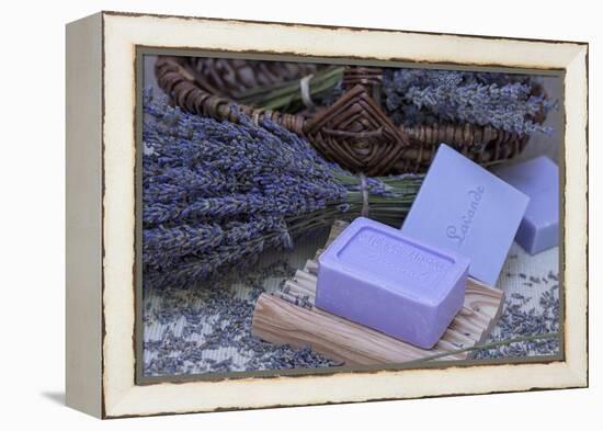 Lavender Blossoms, Lavender Soap, French-Andrea Haase-Framed Premier Image Canvas