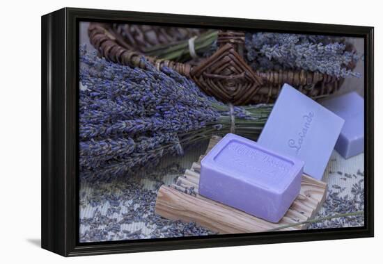 Lavender Blossoms, Lavender Soap, French-Andrea Haase-Framed Premier Image Canvas