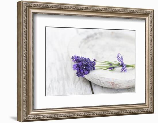 Lavender, Blossoms, Smell, Bunch, Bowl-Andrea Haase-Framed Photographic Print