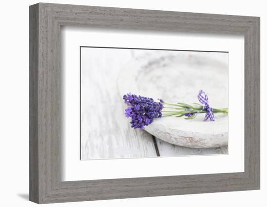 Lavender, Blossoms, Smell, Bunch, Bowl-Andrea Haase-Framed Photographic Print