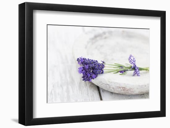 Lavender, Blossoms, Smell, Bunch, Bowl-Andrea Haase-Framed Photographic Print