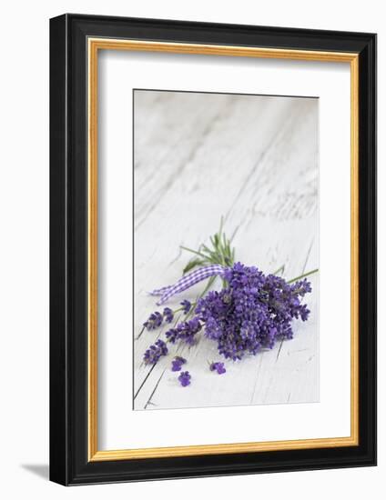 Lavender, Blossoms, Smell, Bunch, Wood-Andrea Haase-Framed Photographic Print