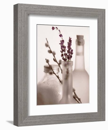 Lavender Bottles-Julie Greenwood-Framed Premium Giclee Print