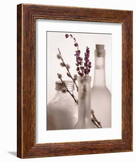 Lavender Bottles-Julie Greenwood-Framed Premium Giclee Print