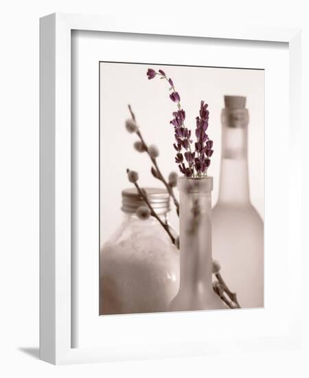 Lavender Bottles-Julie Greenwood-Framed Premium Giclee Print