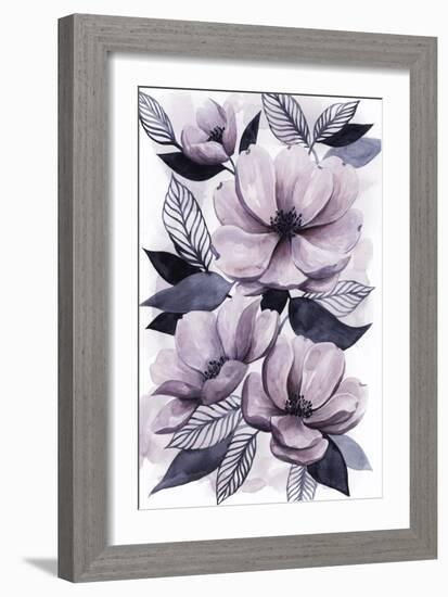 Lavender Burst II-Grace Popp-Framed Art Print