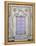 Lavender colored door, Taj Mahal, Agra, India-Adam Jones-Framed Premier Image Canvas