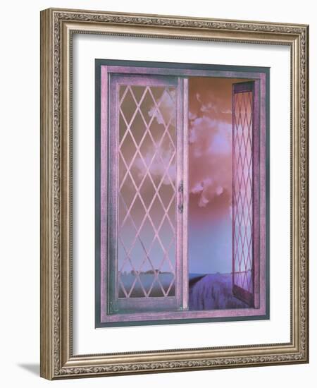 Lavender Cottage-Tina Lavoie-Framed Giclee Print