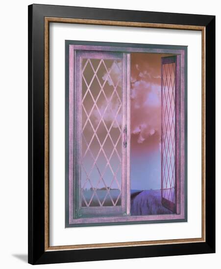 Lavender Cottage-Tina Lavoie-Framed Giclee Print