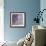 Lavender Dahlia V-Rita Crane-Framed Photographic Print displayed on a wall