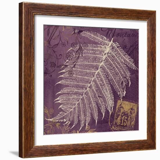 Lavender Fern-Booker Morey-Framed Art Print