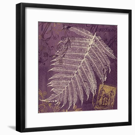 Lavender Fern-Booker Morey-Framed Art Print