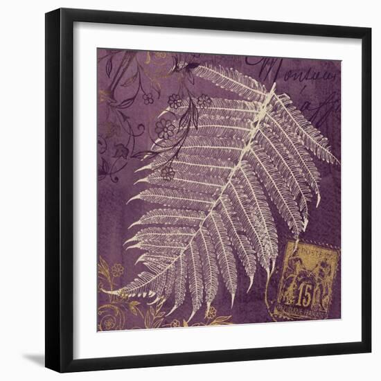 Lavender Fern-Booker Morey-Framed Art Print