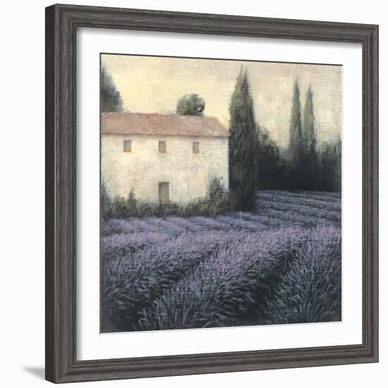 Lavender Field Detail-James Wiens-Framed Art Print